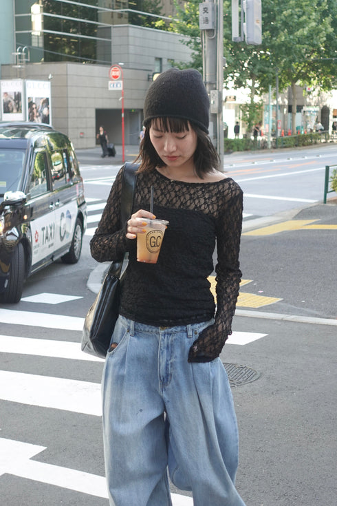 ギャザーデザインビーニー